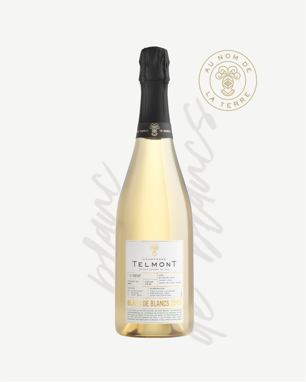 Bottle of champagne Telmont Blanc de Blancs 2015
