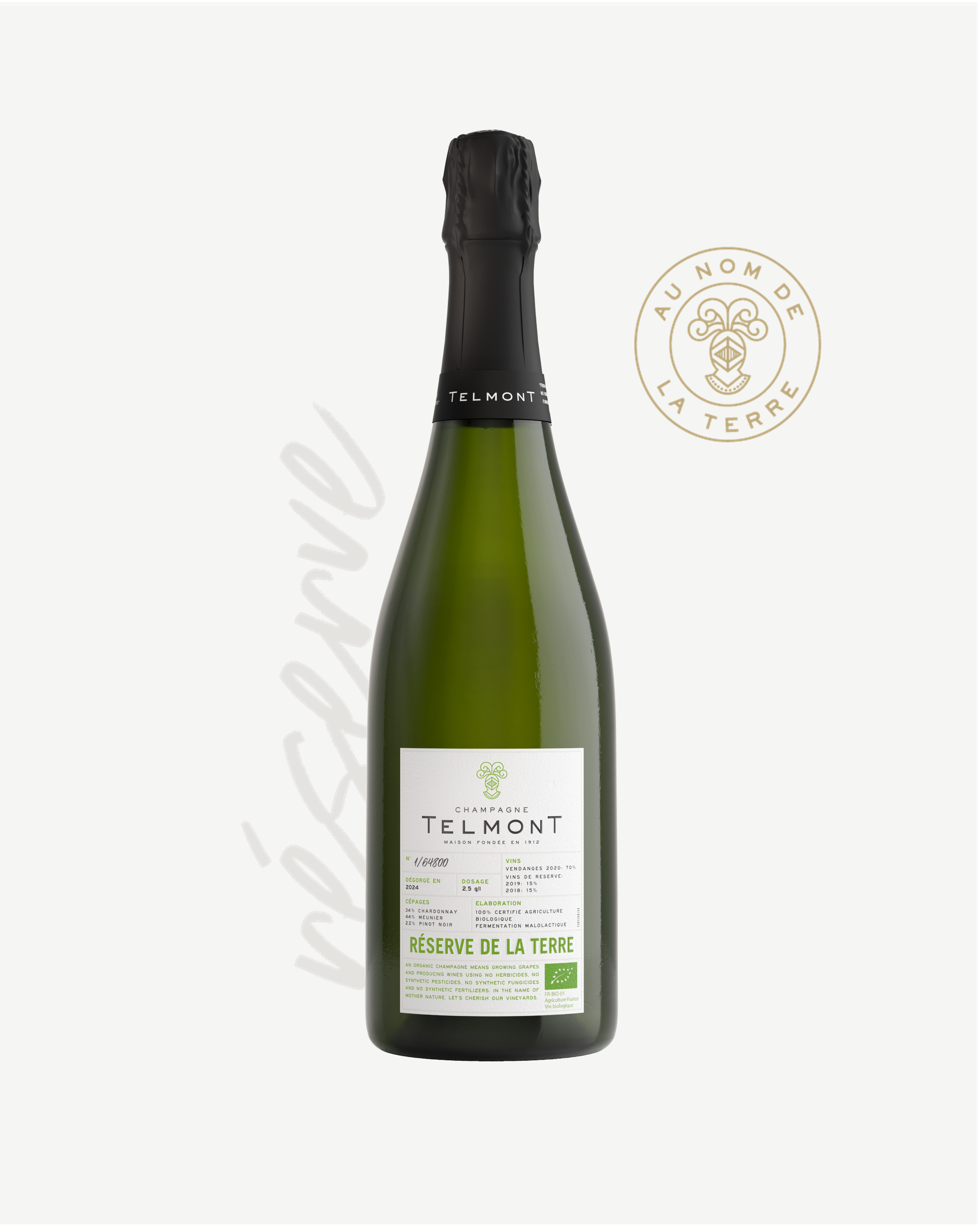 Champagne Réserve de la Terre - 100% Organic Champagne – Champagne Champagne Réserve de la Terre - 100% Organic Champagne – Champagne