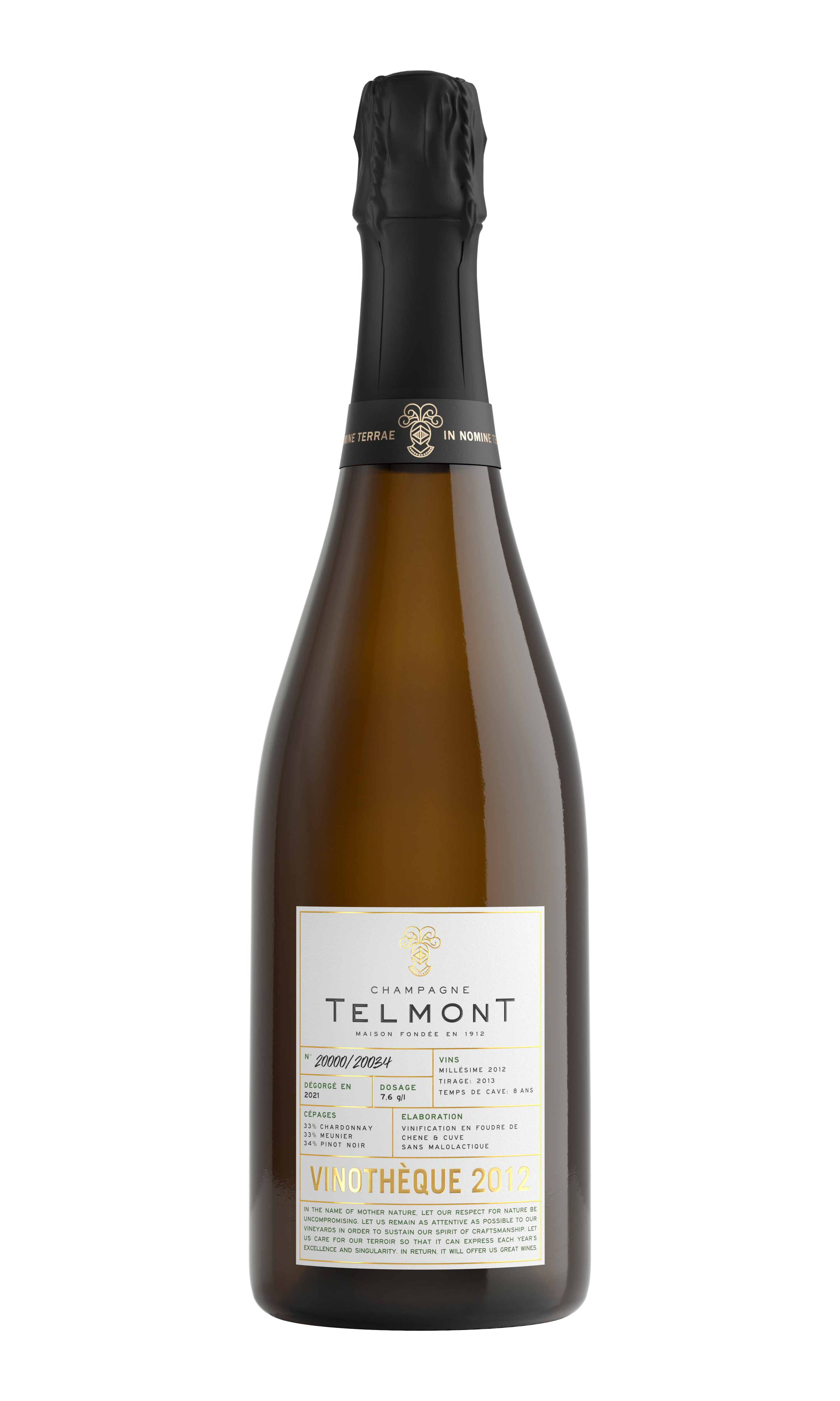 TELMONT シャンパン 750ml 2008年ヴィンテージ Vinothèque TELMONT シャンパン 750ml 2008年ヴィンテージ Vinothèque